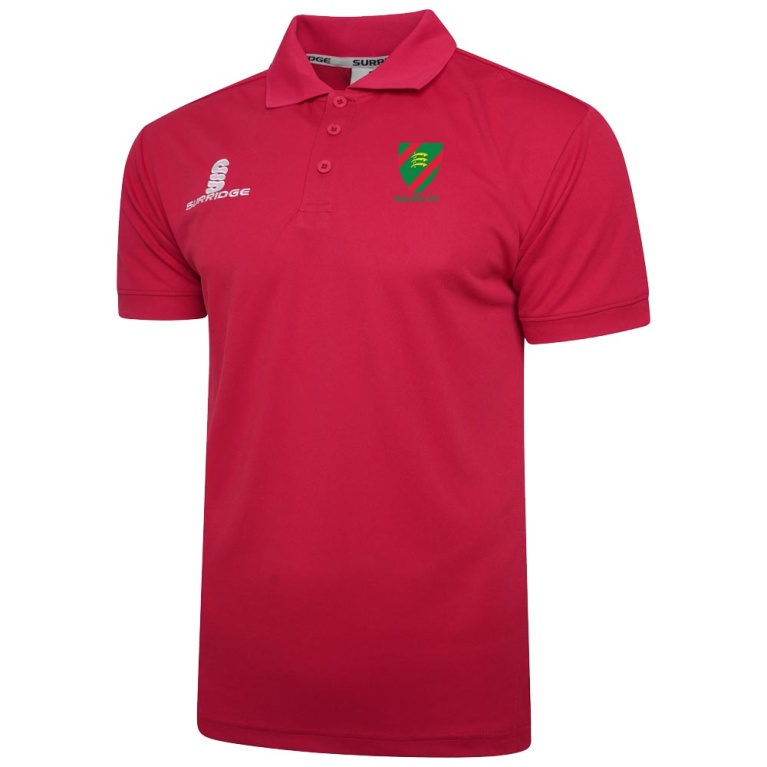 Ealing CC - Blade Polo Shirt - Red - Unisex Fit