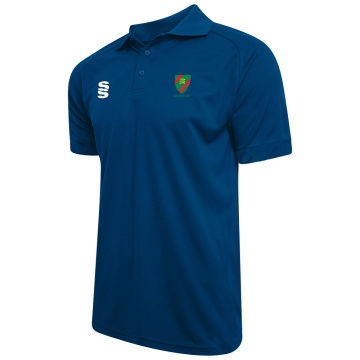 Ealing CC - Dual Solid Colour Polo - Royal - Women's Fit