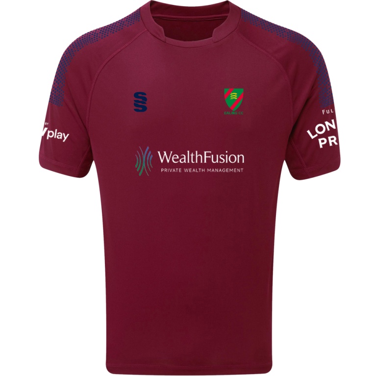 Ealing CC - Senior Dual Games Shirt - Maroon - Unisex Fit