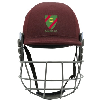 Ealing CC - Forma Cricket Helmet - Little Master - Steel Grill - Maroon